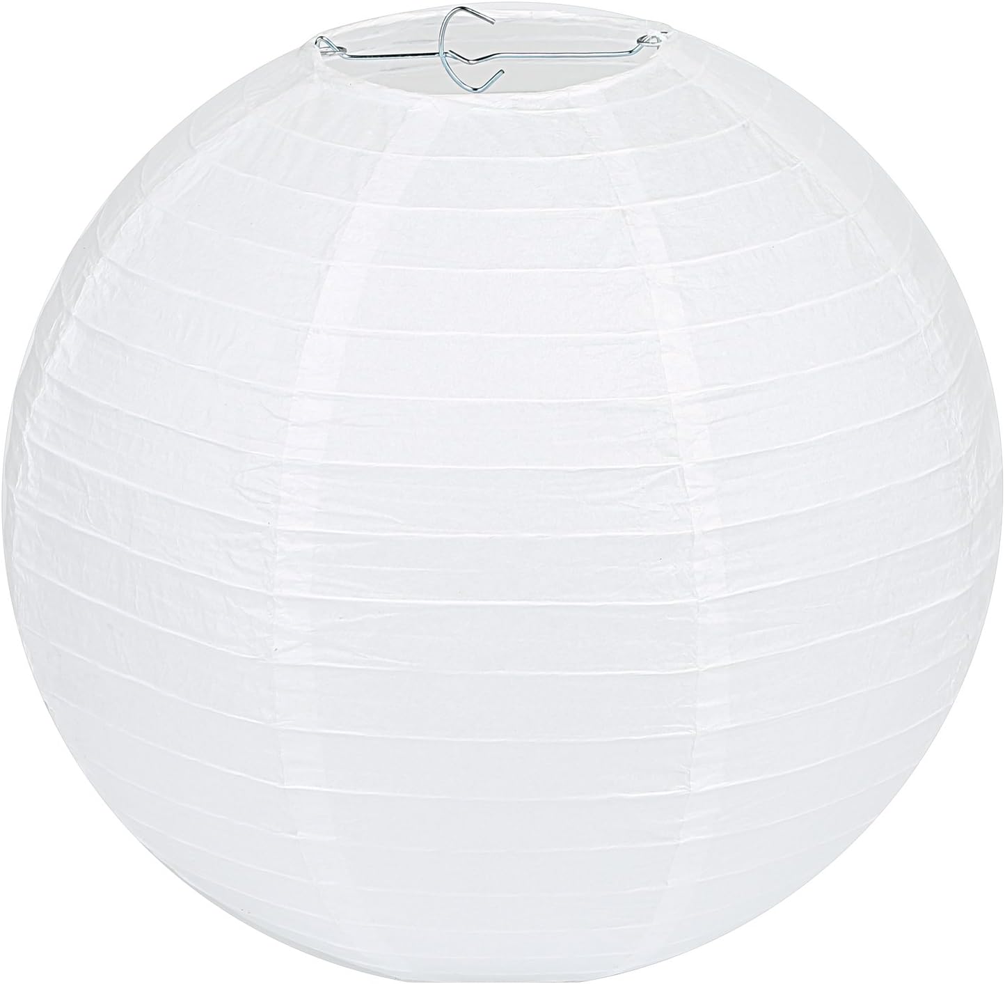 LIHAO 12 Inch White Round Paper Lanterns (10 Pack)