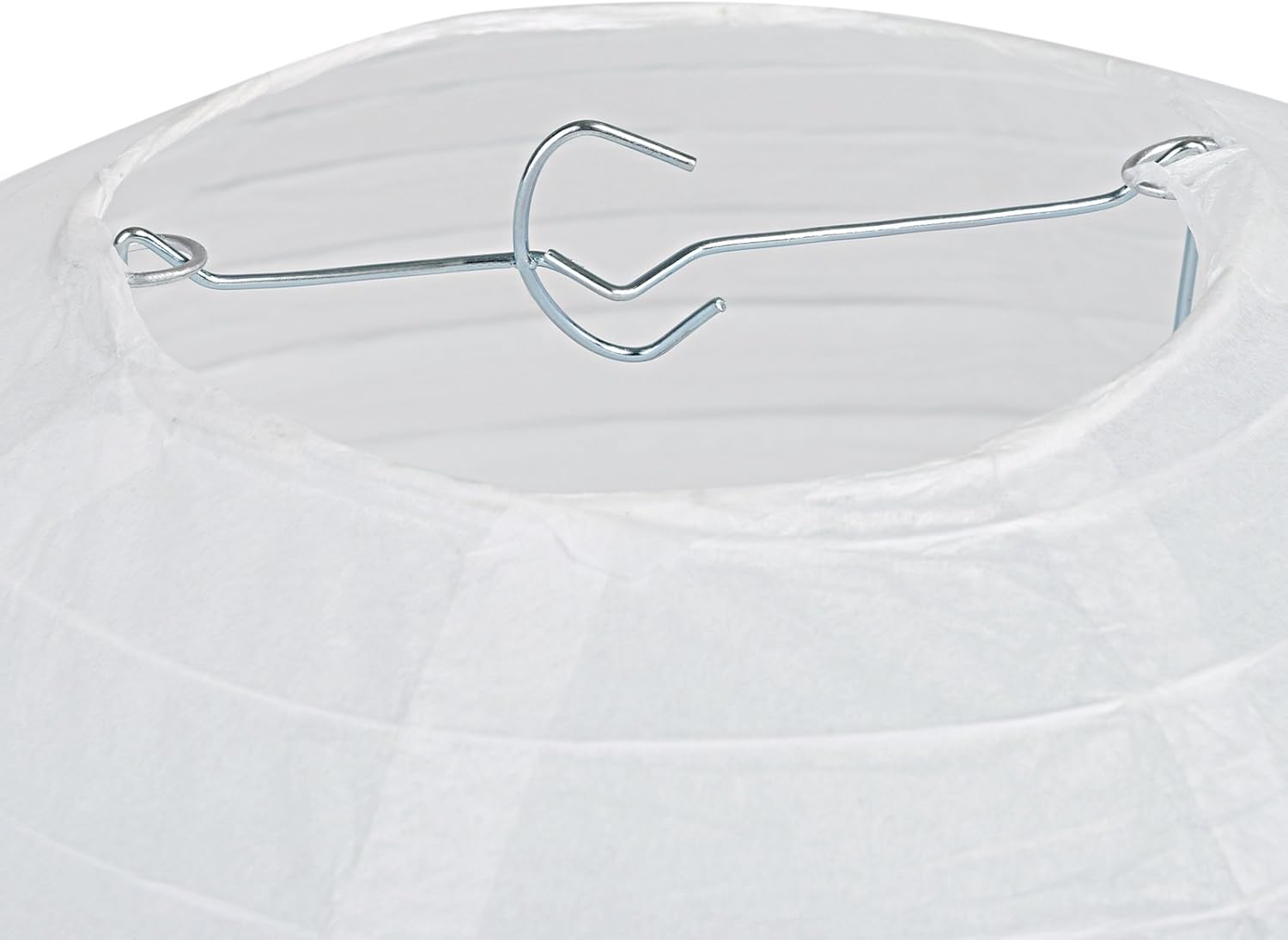 LIHAO 12 Inch White Round Paper Lanterns (10 Pack) - Image 6